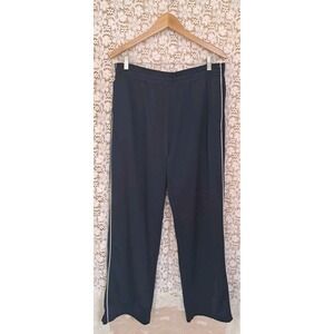 Reebok Pants Men XL Blue Track Jogger Lined Y2K Relaxed Elastic Drawstring Waist